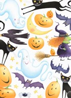 Spoken heksen en pompoenen met Halloween